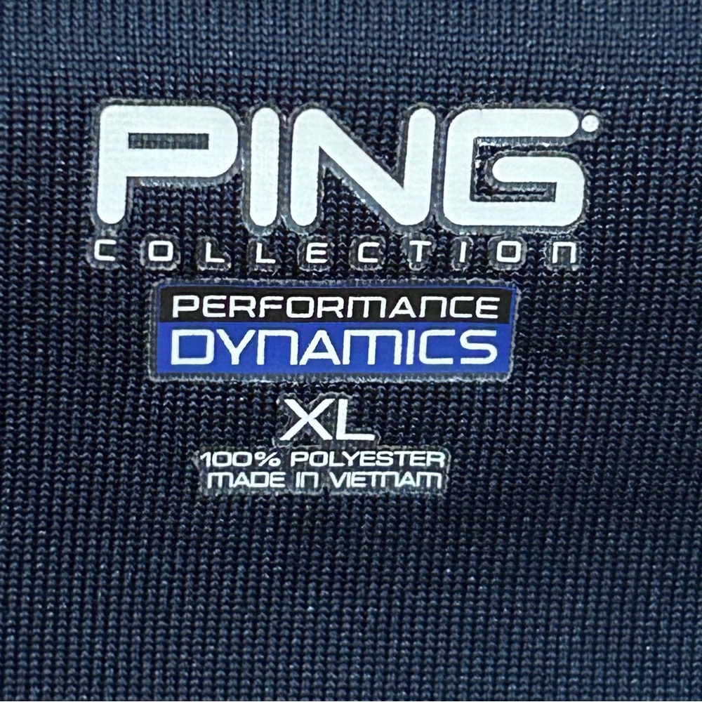 Ping Golf Performance Dynamics Blue Striped Polo … - image 5